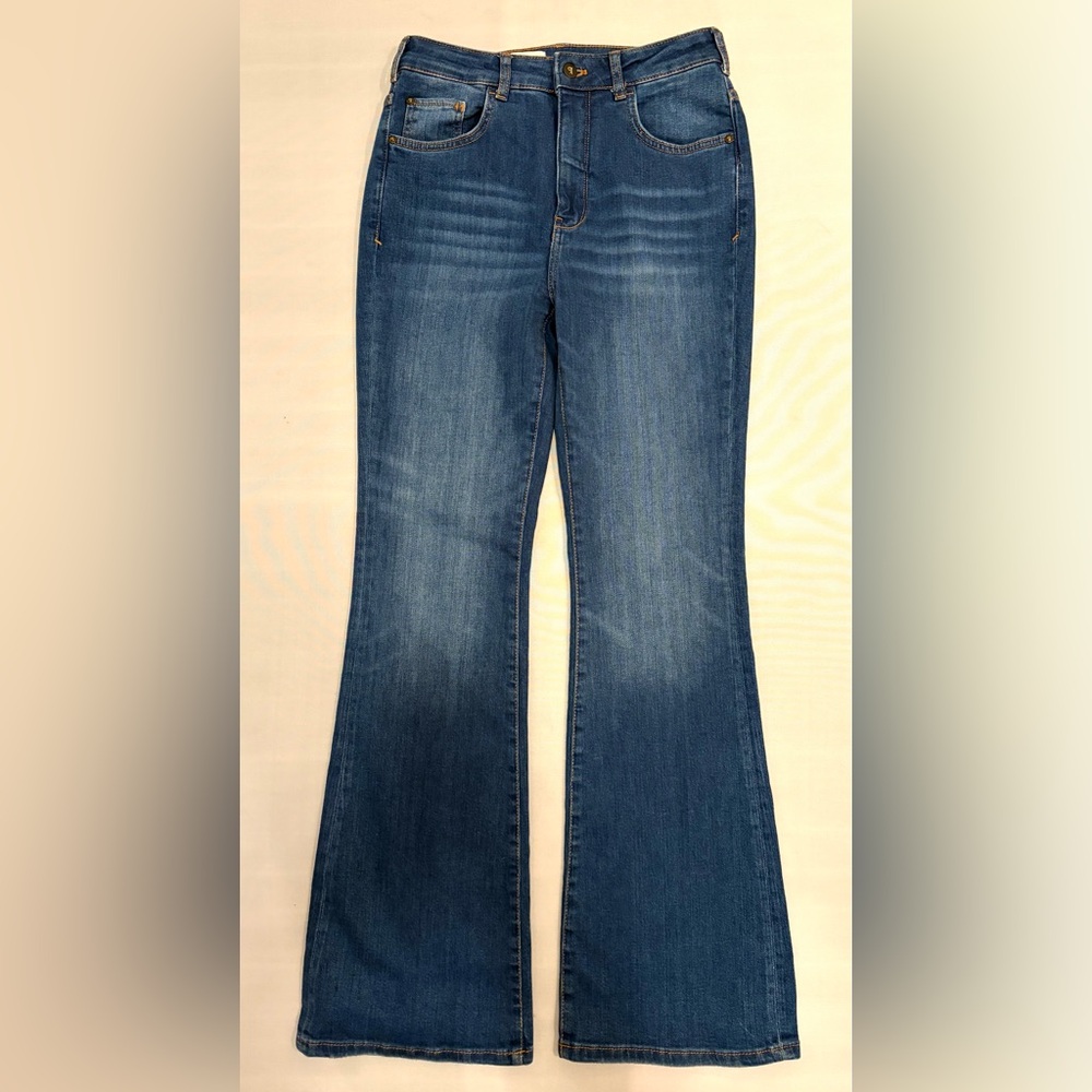 Pilcro Anthropologie Women’s Jeans Boot Cut High Rise Blue Size 28